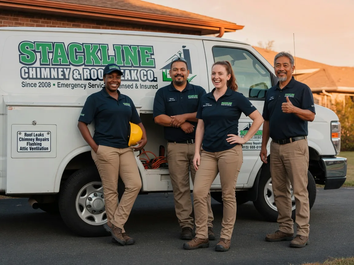 Chimney flashing repair company in Park, KS